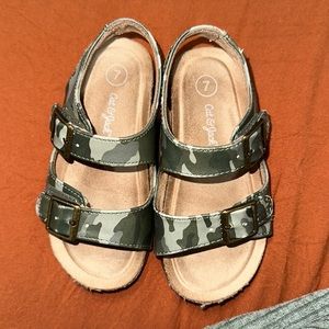 Camo Cat and Jack Sandals